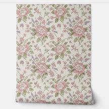 Papier peel et bâton - Vintages Roses floraux