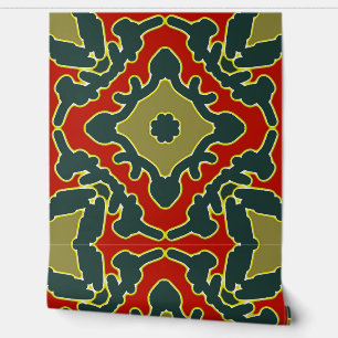 Peint Papier peint, Vibrant coloré design classique tend