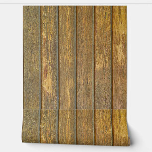 PEINT PLANTES DE BOIS PAPIER CABINE RUSTIQUE