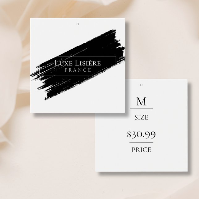 PEINT Stroke moderne blanc Prix Tags (Créateur téléchargé)