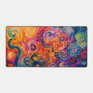Peinture à l'huile de tourbillons psychédélique