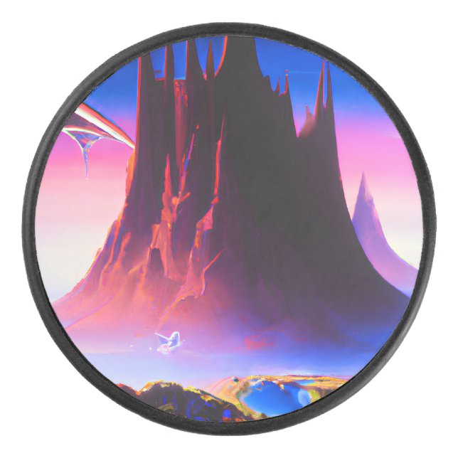 Peinture à l'huile Dream World (Devant)