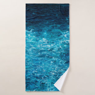 peinture à l'huile montrant les vagues de l'océan