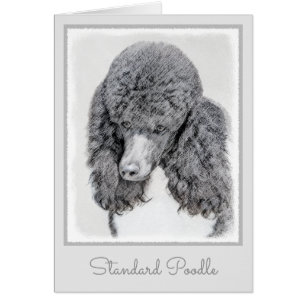 Peinture à paille noire standard - Art du chien