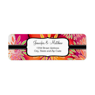 Peinture abstraite florale de motif et d'aquarelle