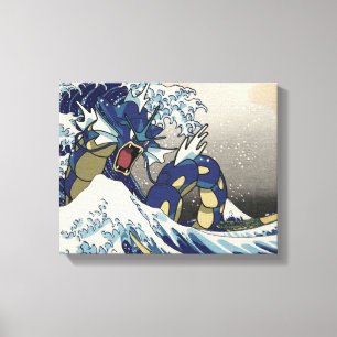 Peinture abstraite toile enveloppée Premium (brill