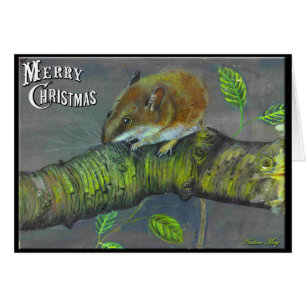 Peinture acrylique de la souris de terrain