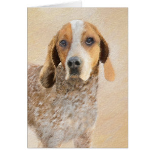 Peinture américaine anglaise sur pilon - Chien Art