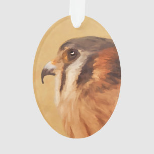 Peinture américaine Kestrel - Art original pour oi