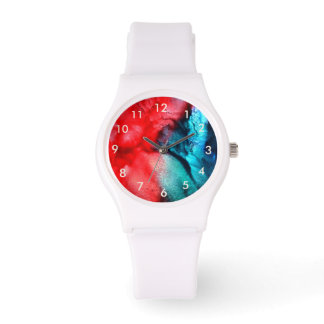 Peinture, Art, Montre de bracelet Unisex à deux to