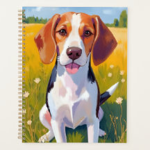 Peinture artistique de chien Beagle