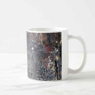 Peinture avec la tasse du feu