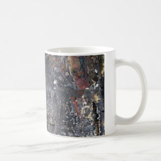 Peinture avec la tasse du feu