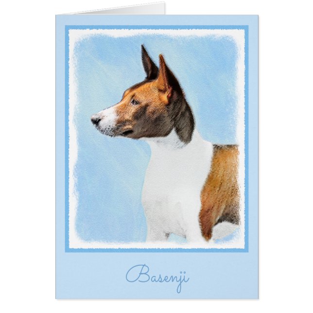 Peinture Basenji - Belle Art Original (Devant)