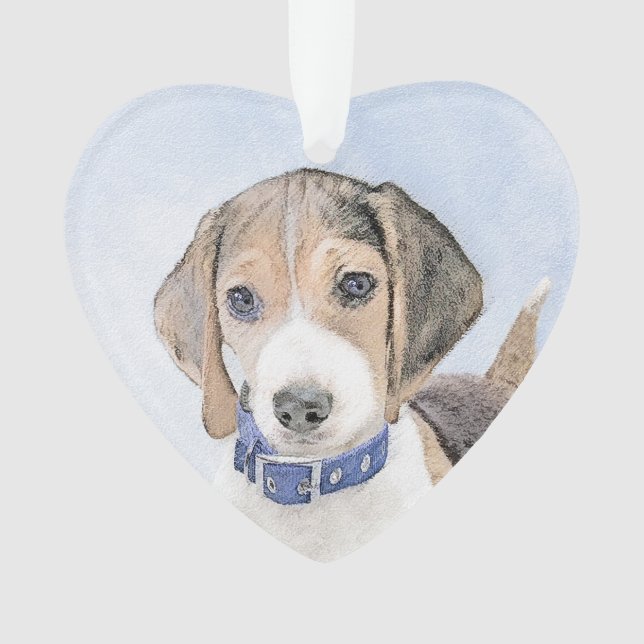 Peinture beagle - Cute Original Chien Art (devant)