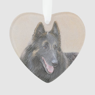 Peinture belge Tervuren - Cute Original Chien Art