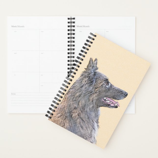 Peinture belge Tervuren - Cute Original Chien Art (Devant avec enveloppe)