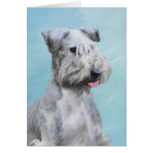 Peinture Cesky Terrier - Cute Original Chien Art