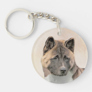 Peinture d'Akita - Beau art original de chien