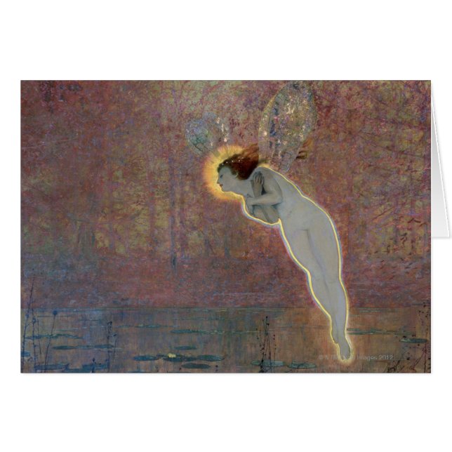 peinture d'ange du 19e siècle (Devant horizontal)