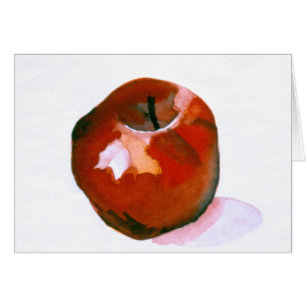 Peinture d'aquarelle d'Apple