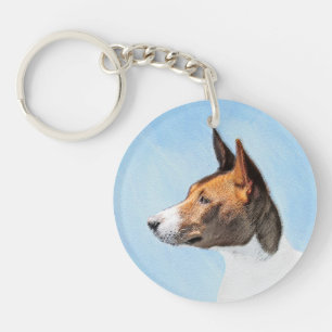 Peinture de Basenji - Art Original Mignon