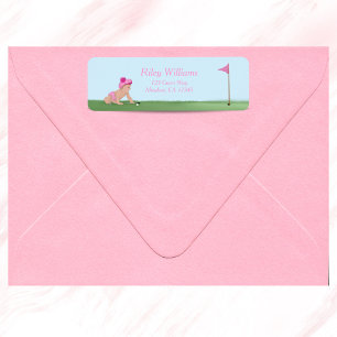 Peinture de bébé fille de golf Douce Caddy Baby Sh