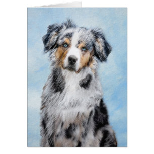 Peinture de berger américaine miniature - Chien Ar