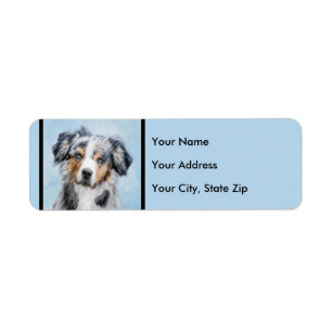 Peinture de berger américaine miniature - Chien Ar