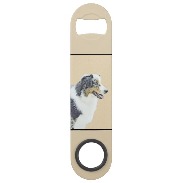 Peinture de berger australien - Art original de ch (Devant)