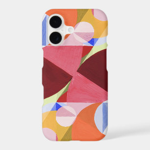 Peinture de blocs de couleur abstraits géométrique