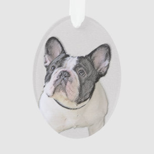 Peinture de Bouledogue Français (Bringé Pied) - Ar