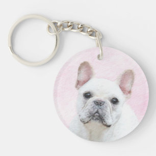 Peinture de Bouledogue Français (Crème/Blanc) - Ar