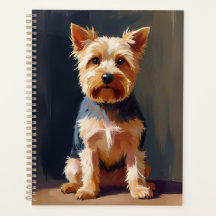 Peinture de chien de compagnie Yorkshire Terrier