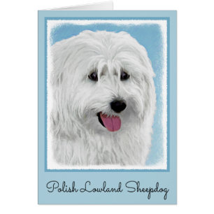 Peinture de chien des lowland polonais - Art du ch