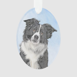 Peinture de collie frontalière - Belle art origin
