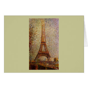 Peinture de Georges Seurat : La Tour Eiffel (1889)