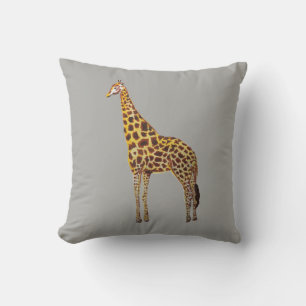 Peinture de girafe Oreiller