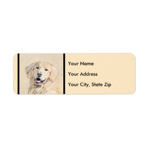Peinture de Golden Retriever - Beau art original d