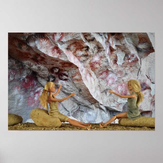 Peinture de la grotte. affiche (Devant)