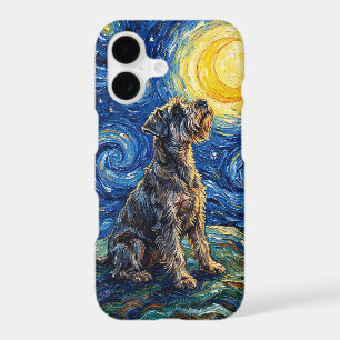 Peinture de la nuit étoilée Schnauzer