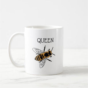Peinture de l'abeille Queen Insect Coffee Mug