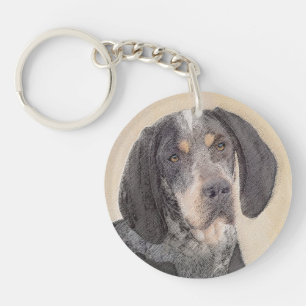 Peinture de linge bluetick - mignon chien original