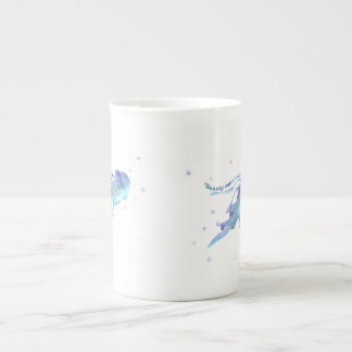 Peinture de méduse avec citation de la Mug