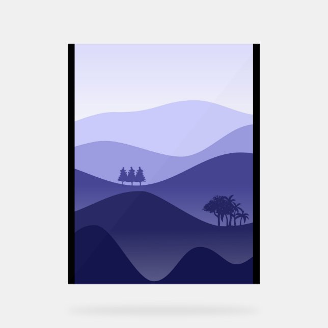 Peinture de montagne Premium (Recto)