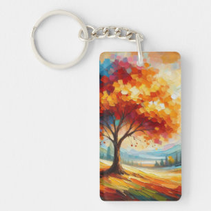 Peinture de paysage avec des couleurs vives
