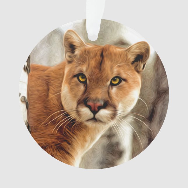 Peinture de photo de puma (devant)