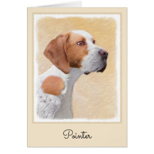 Peinture de pointeur - jolie art original de chien
