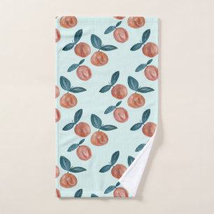 Peinture de poire Fruit Mint Serviette de bain