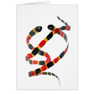 Peinture de reptiles Serpents de corail